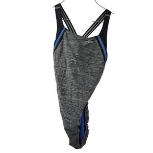 SPEEDO Gray Bathing Suit Swimsuit Womens Size 6 Summer Vacation